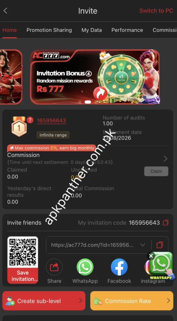 AC777.com Invite