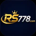 RS778 Game logo featuring a gold crown, gold-and-silver RS778 lettering, and a sleek dark blue background.